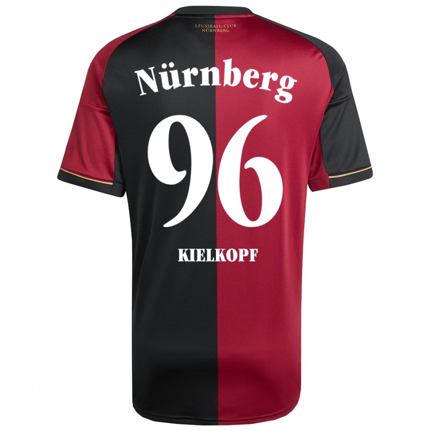 ילדים פליקס קילקופף #96 בורדו שחור ג'רזי ביתית 2025/26 חולצה קצרה