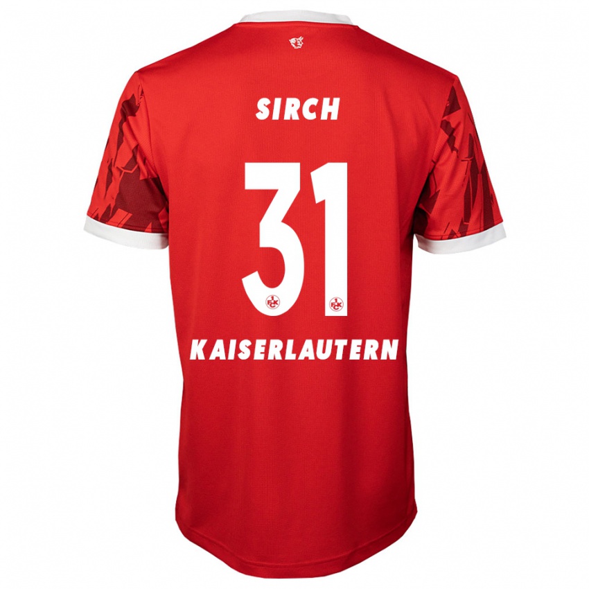 ילדים לוקה נואה שירך #31 אדום לבן ג'רזי ביתית 2025/26 חולצה קצרה