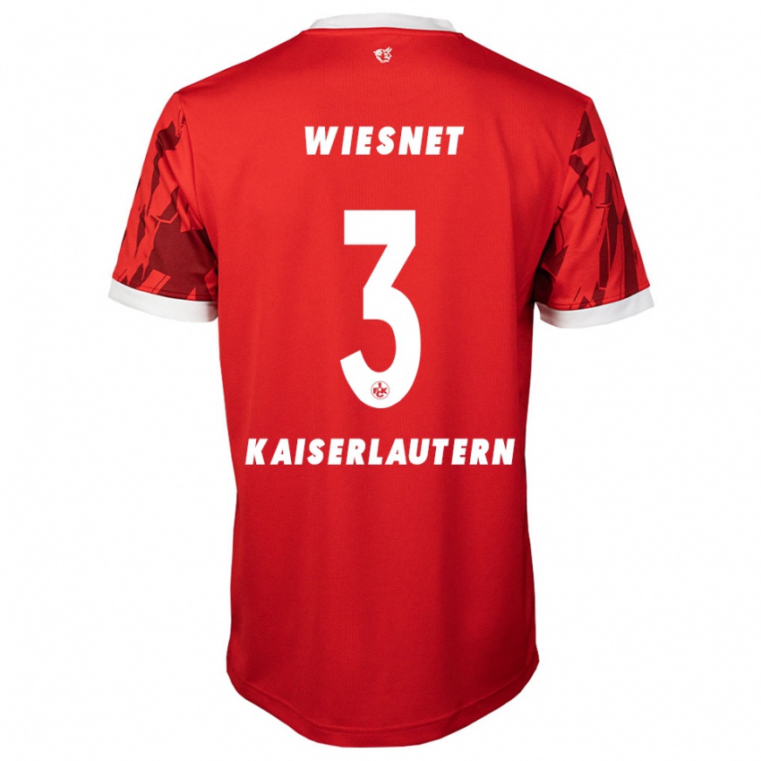 ילדים מלווין-ג׳ו ויסנט #3 אדום לבן ג'רזי ביתית 2025/26 חולצה קצרה