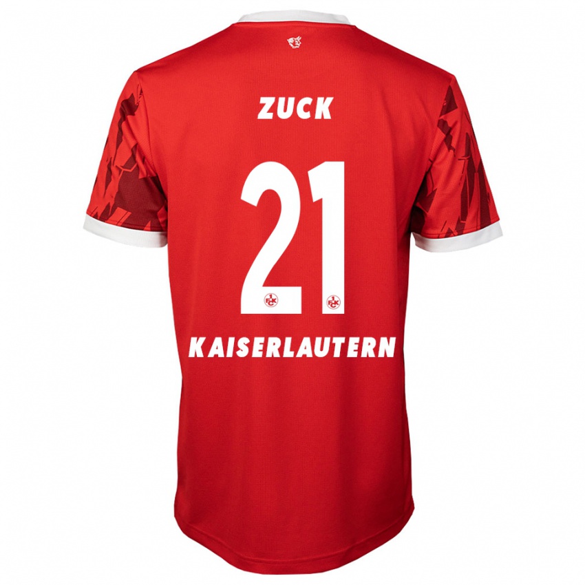 ילדים הנדריק צוק #21 אדום לבן ג'רזי ביתית 2025/26 חולצה קצרה