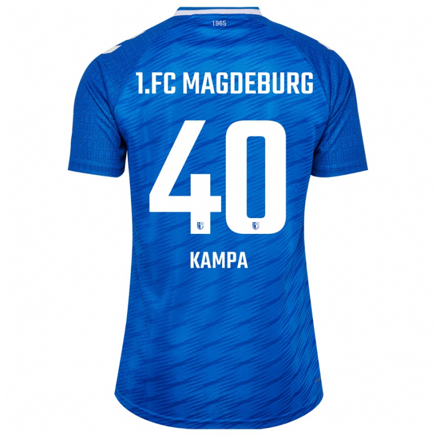 ילדים רוברט קמפה #40 כחול לבן ג'רזי ביתית 2025/26 חולצה קצרה