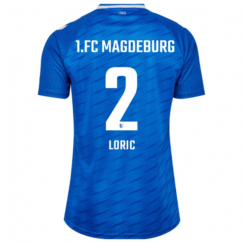 ילדים סמואל לוריק #2 כחול לבן ג'רזי ביתית 2025/26 חולצה קצרה