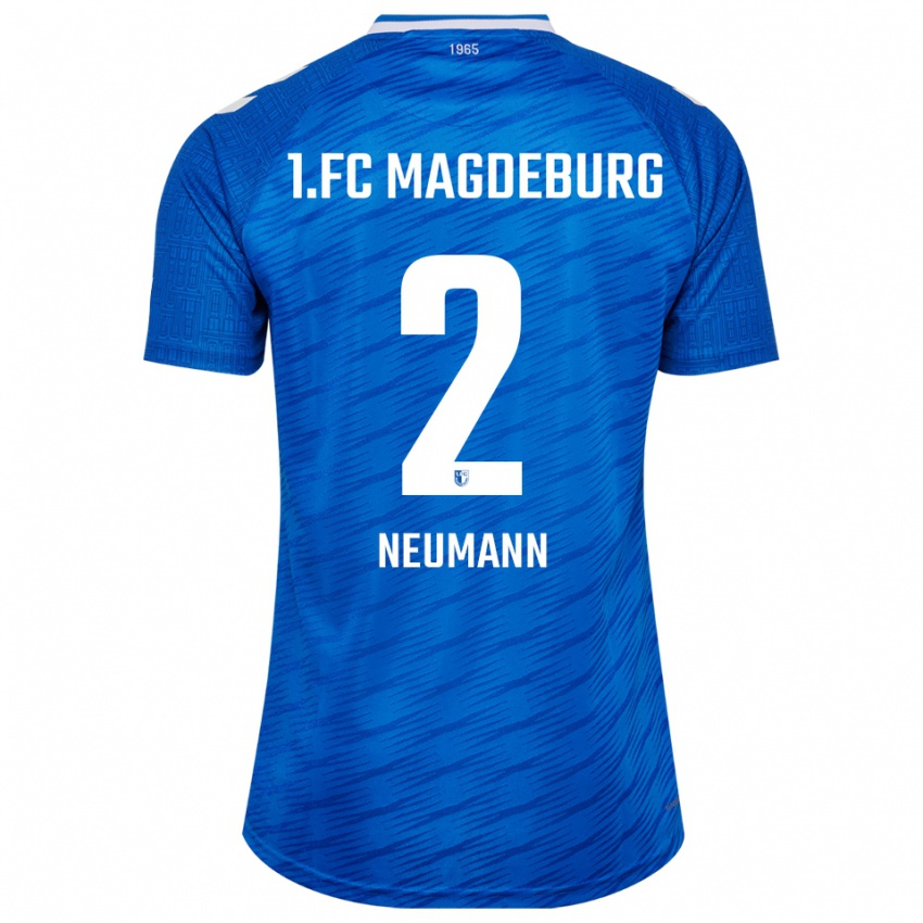 ילדים Lena Neumann #2 כחול לבן ג'רזי ביתית 2025/26 חולצה קצרה