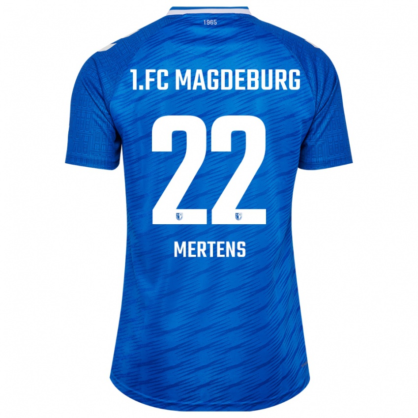 ילדים Lisann Mertens #22 כחול לבן ג'רזי ביתית 2025/26 חולצה קצרה