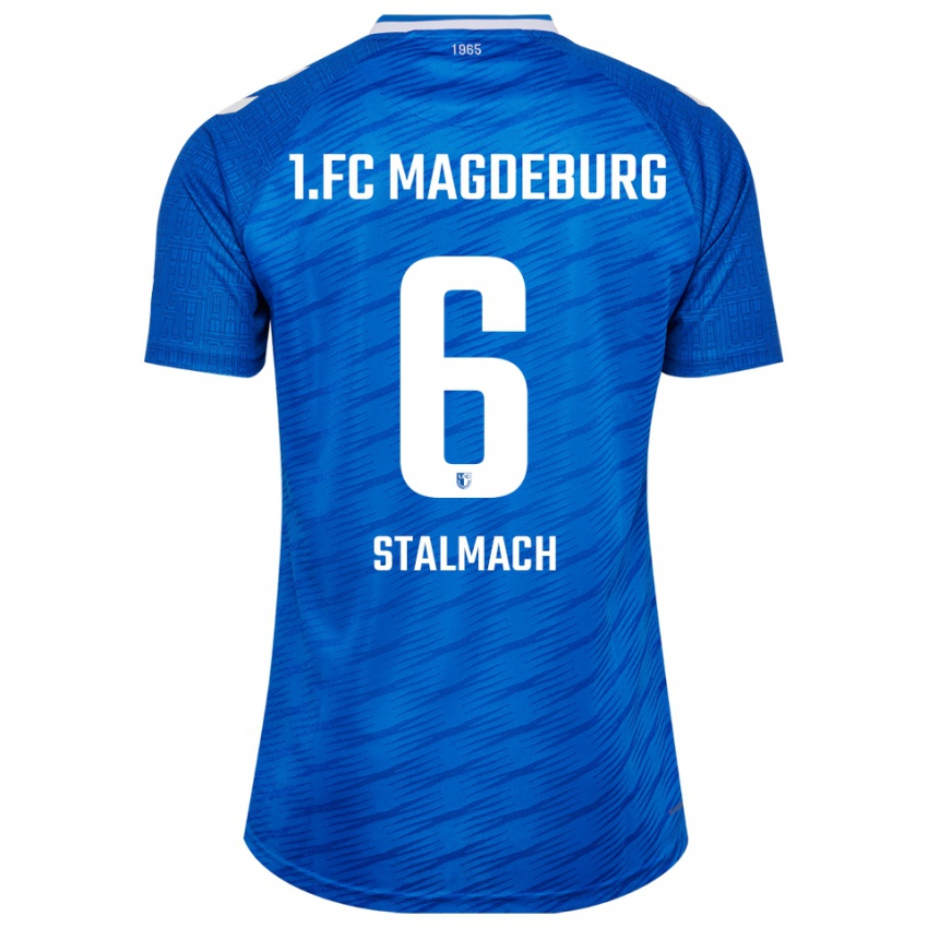 ילדים דריוש סטאלמך #6 כחול לבן ג'רזי ביתית 2025/26 חולצה קצרה