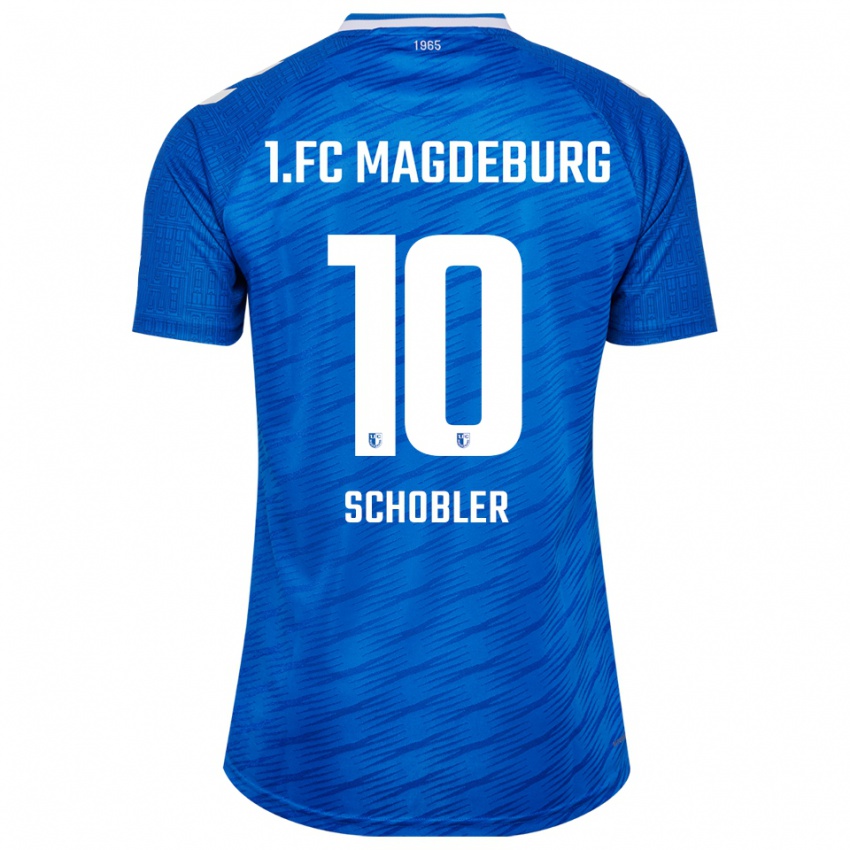 ילדים לאורין שוסלר #10 כחול לבן ג'רזי ביתית 2025/26 חולצה קצרה