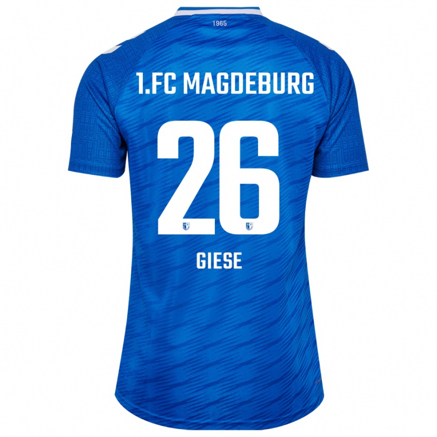 ילדים Johanna Giese #26 כחול לבן ג'רזי ביתית 2025/26 חולצה קצרה