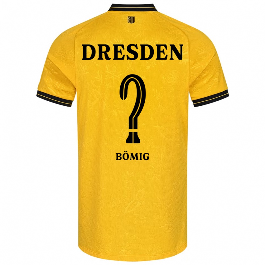 ילדים Sarah Bömig #0 צהוב שחור ג'רזי ביתית 2025/26 חולצה קצרה