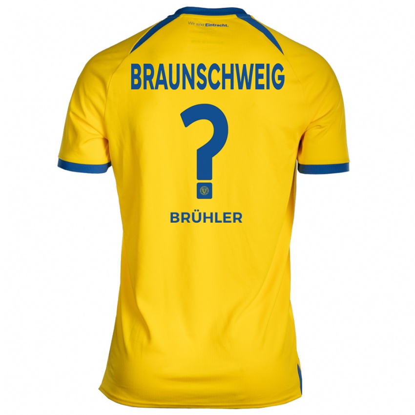 ילדים Charlotte Brühler #0 צהוב כחול ג'רזי ביתית 2025/26 חולצה קצרה