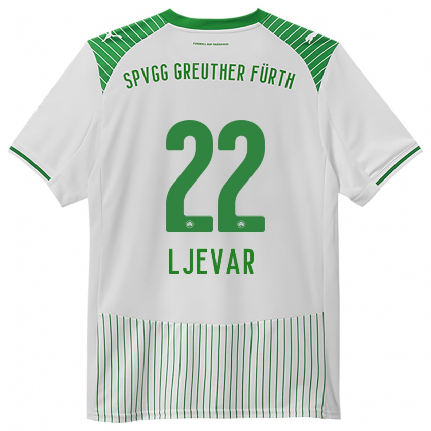 ילדים ניקו לייבר #22 לבן ירוק ג'רזי ביתית 2025/26 חולצה קצרה