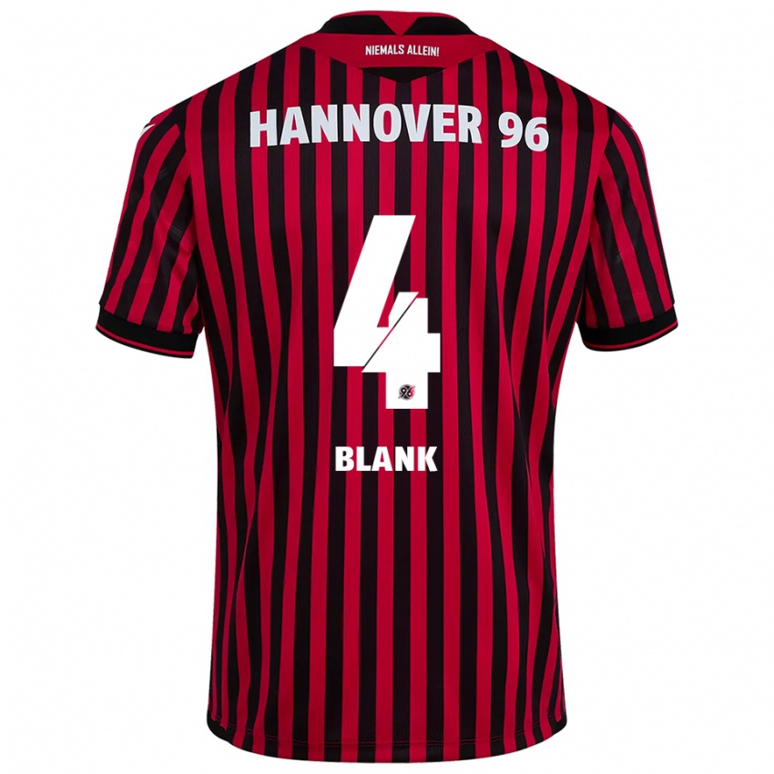 ילדים הנדרי ארון בלנק #4 אדום שחור ג'רזי ביתית 2025/26 חולצה קצרה