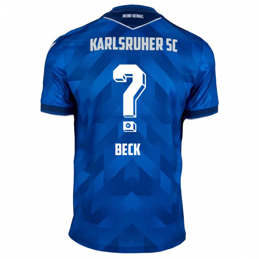 ילדים Anne Beck #0 כחול לבן ג'רזי ביתית 2025/26 חולצה קצרה