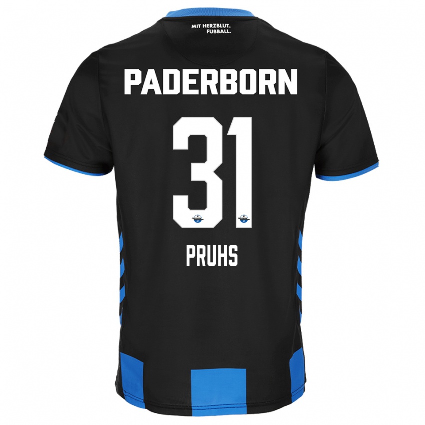 ילדים פלוריאן פרוס #31 שחור כחול ג'רזי ביתית 2025/26 חולצה קצרה