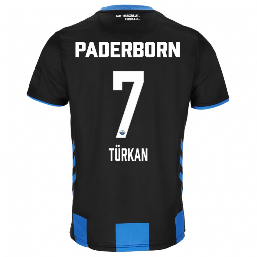ילדים סמיה טורקן #7 שחור כחול ג'רזי ביתית 2025/26 חולצה קצרה
