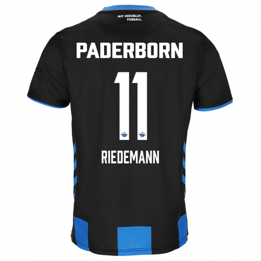 ילדים מקס רידמן #11 שחור כחול ג'רזי ביתית 2025/26 חולצה קצרה