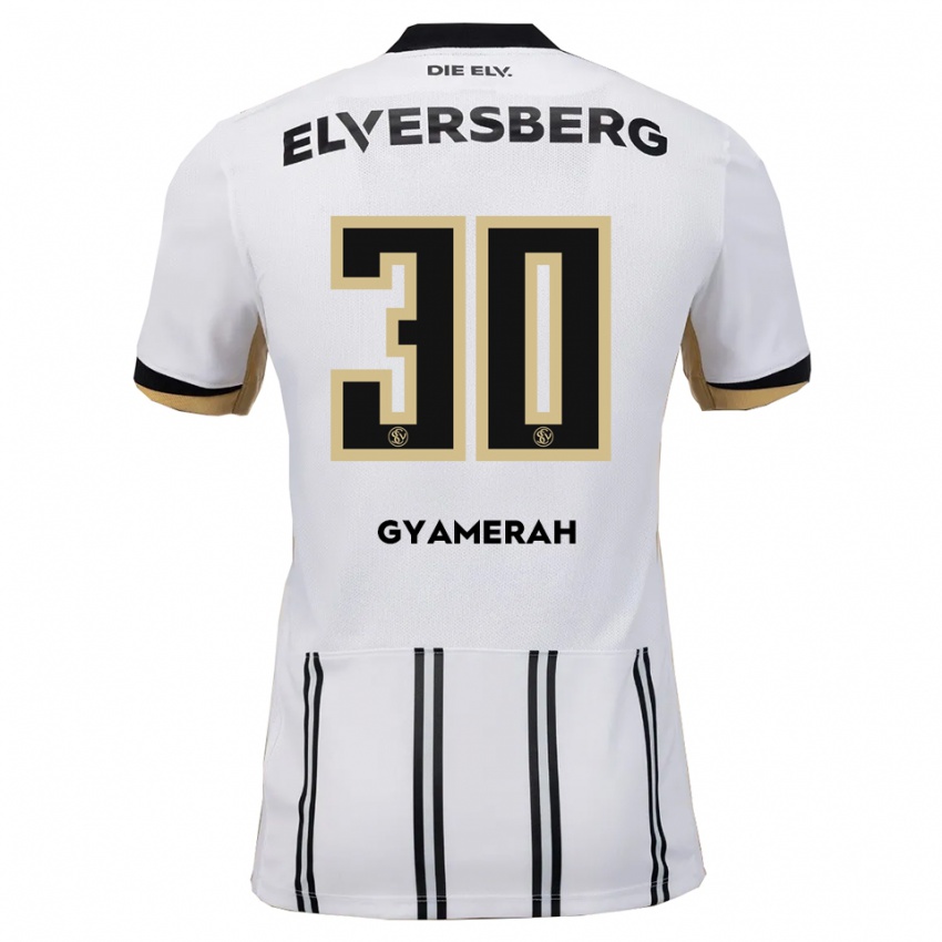 ילדים יאן גיאמרה #30 לבן שחור ג'רזי ביתית 2025/26 חולצה קצרה