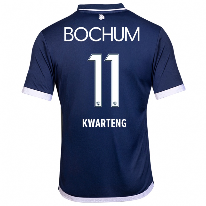 ילדים מוריץ קוורטנג #11 כחול נייבי לבן ג'רזי ביתית 2025/26 חולצה קצרה