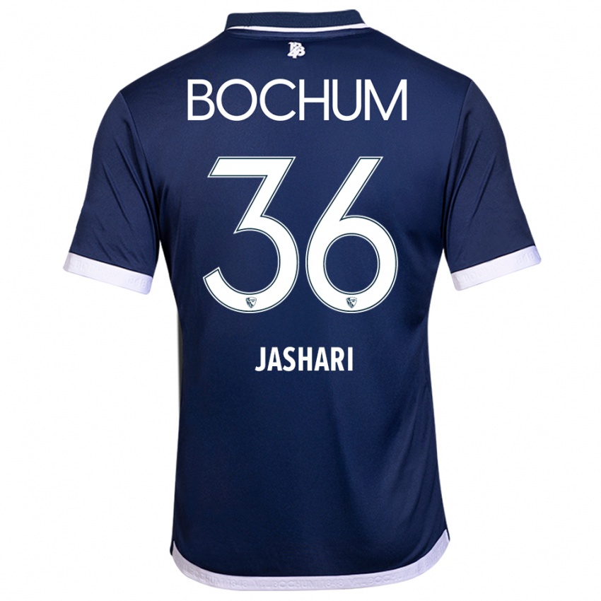 ילדים לירים ג׳שארי #36 כחול נייבי לבן ג'רזי ביתית 2025/26 חולצה קצרה