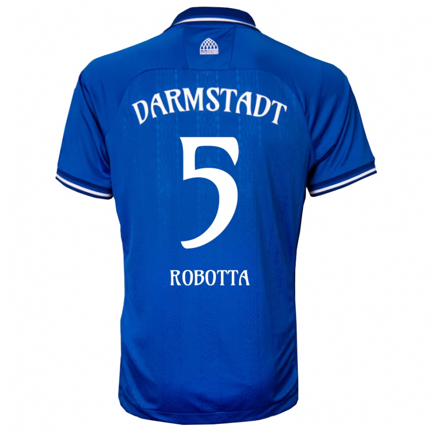 ילדים מוריזיו אנג׳לוס רובוטה #5 כחול לבן ג'רזי ביתית 2025/26 חולצה קצרה