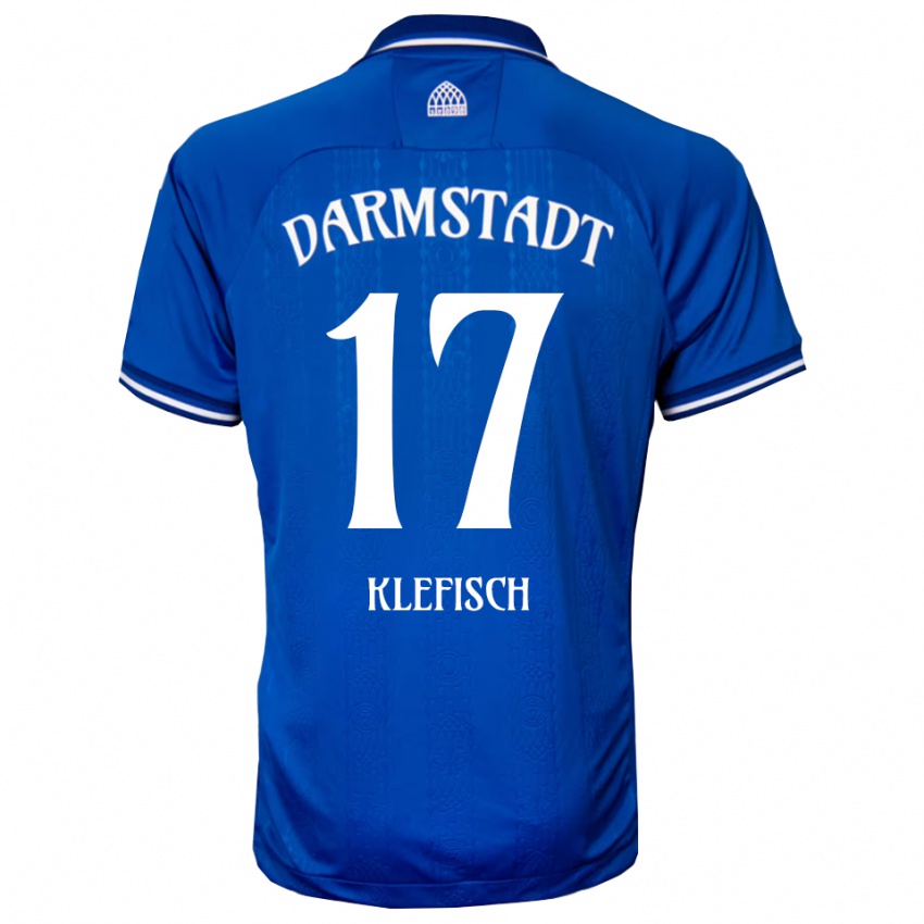 ילדים קאי קלפיש #17 כחול לבן ג'רזי ביתית 2025/26 חולצה קצרה