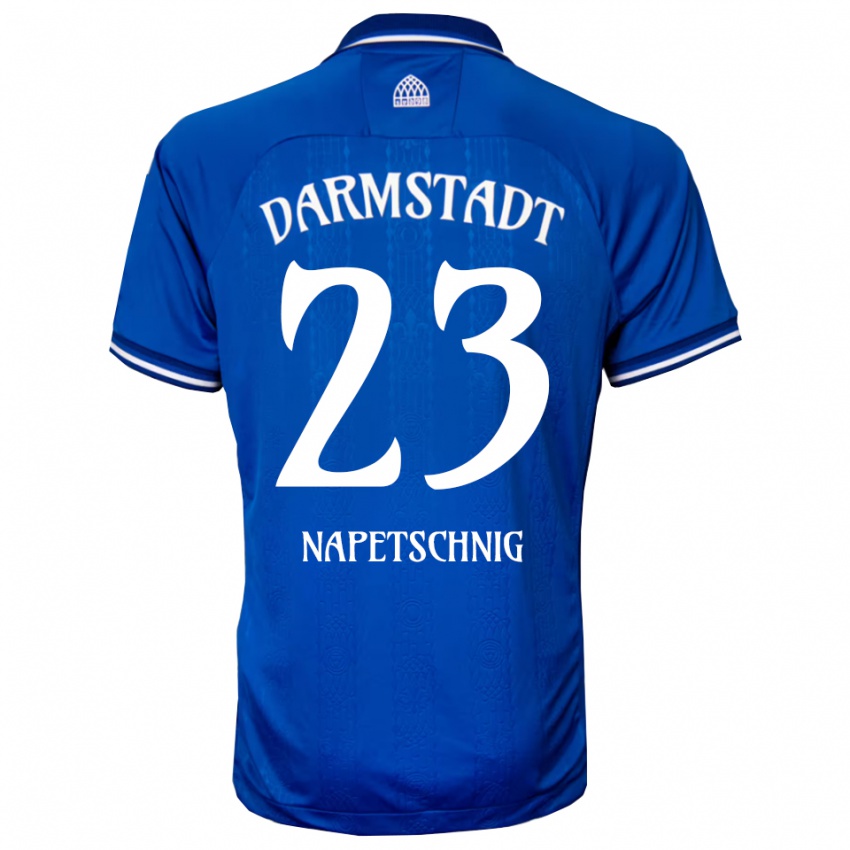 ילדים Raphael Napetschnig #23 כחול לבן ג'רזי ביתית 2025/26 חולצה קצרה