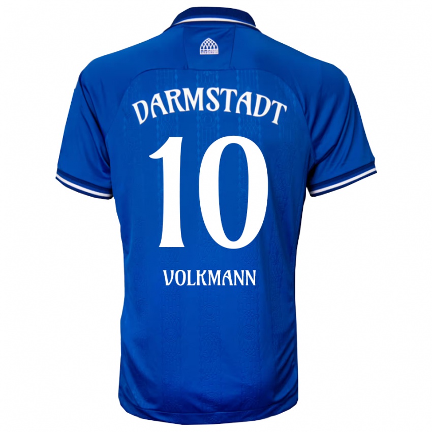 ילדים Japhet Volkmann #10 כחול לבן ג'רזי ביתית 2025/26 חולצה קצרה