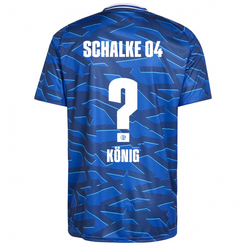 ילדים Sean König #0 כחול רויאל לבן ג'רזי ביתית 2025/26 חולצה קצרה
