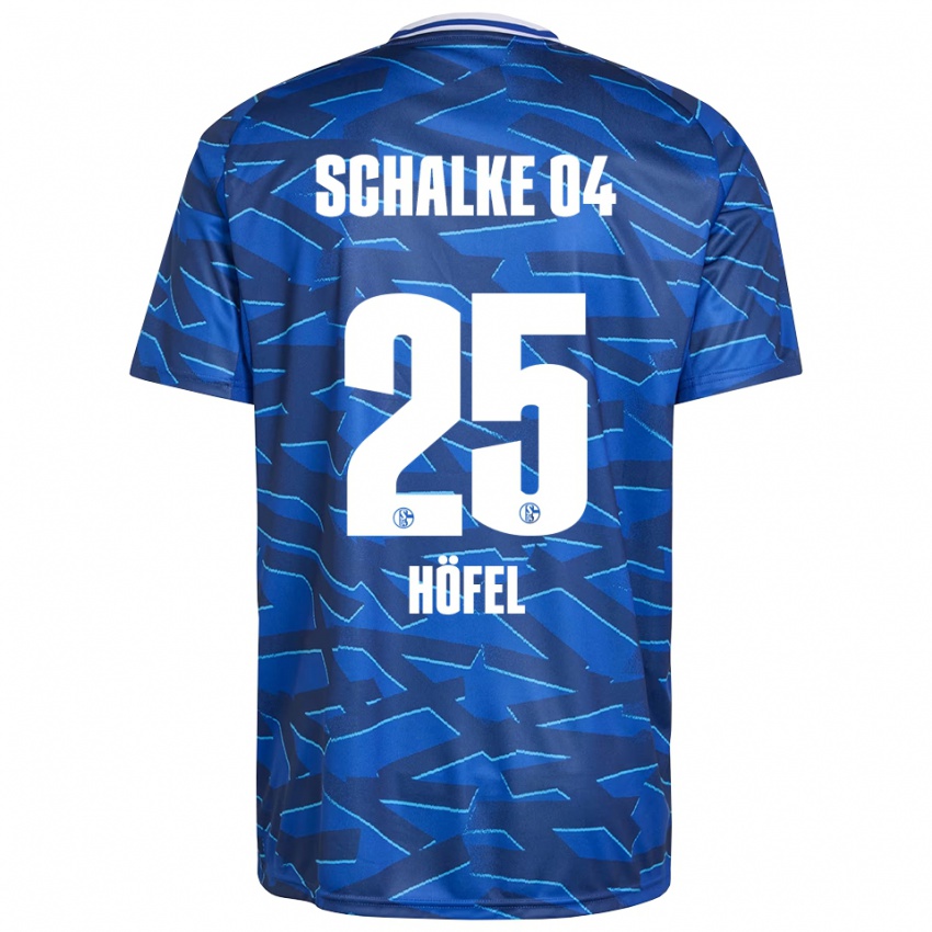 ילדים Luca Höfel #25 כחול רויאל לבן ג'רזי ביתית 2025/26 חולצה קצרה