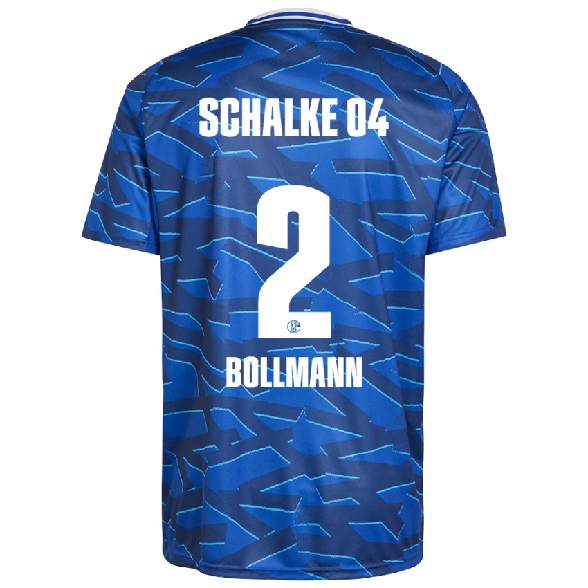 ילדים Nathalie Bollmann #2 כחול רויאל לבן ג'רזי ביתית 2025/26 חולצה קצרה