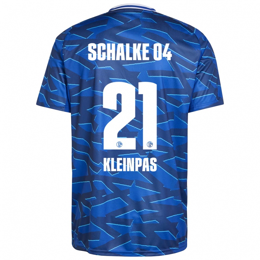 ילדים Sophie Kleinpas #21 כחול רויאל לבן ג'רזי ביתית 2025/26 חולצה קצרה
