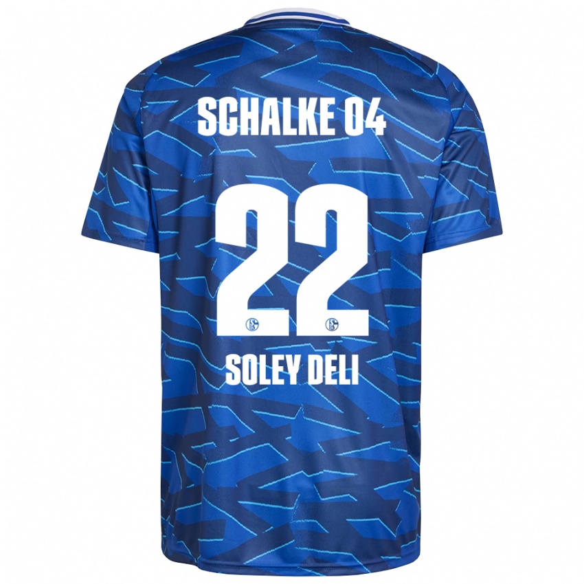 ילדים Dilara Soley Deli #22 כחול רויאל לבן ג'רזי ביתית 2025/26 חולצה קצרה