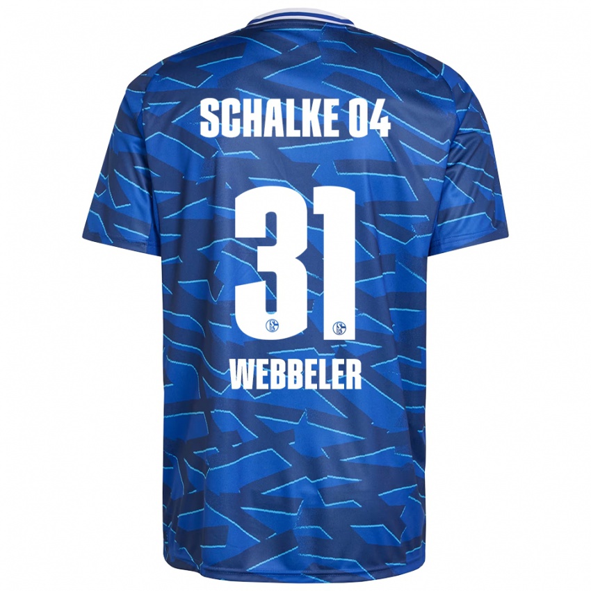 ילדים Vada Webbeler #31 כחול רויאל לבן ג'רזי ביתית 2025/26 חולצה קצרה