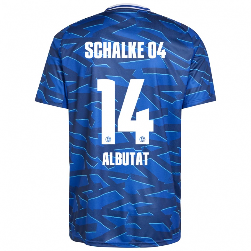 ילדים Tim Albutat #14 כחול רויאל לבן ג'רזי ביתית 2025/26 חולצה קצרה