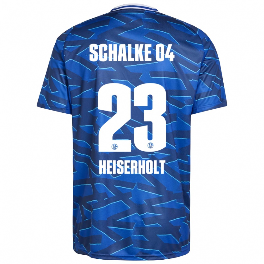 ילדים Finn Heiserholt #23 כחול רויאל לבן ג'רזי ביתית 2025/26 חולצה קצרה