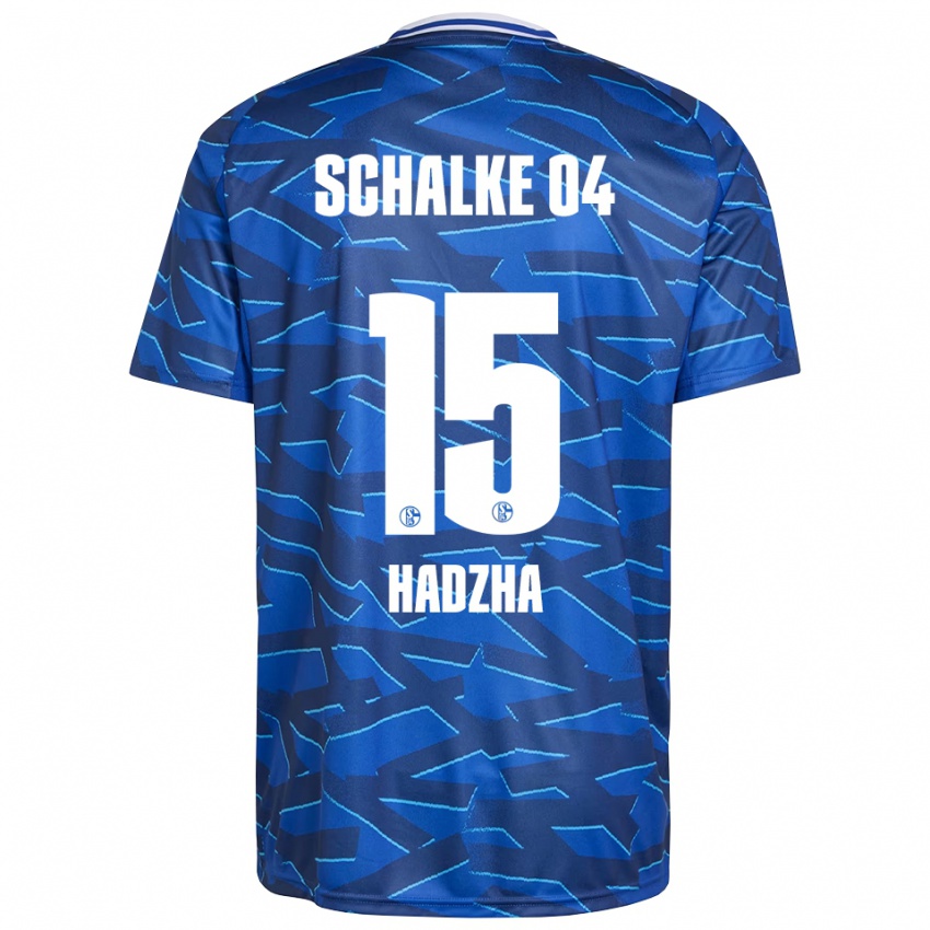 ילדים Nedzhib Hadzha #15 כחול רויאל לבן ג'רזי ביתית 2025/26 חולצה קצרה