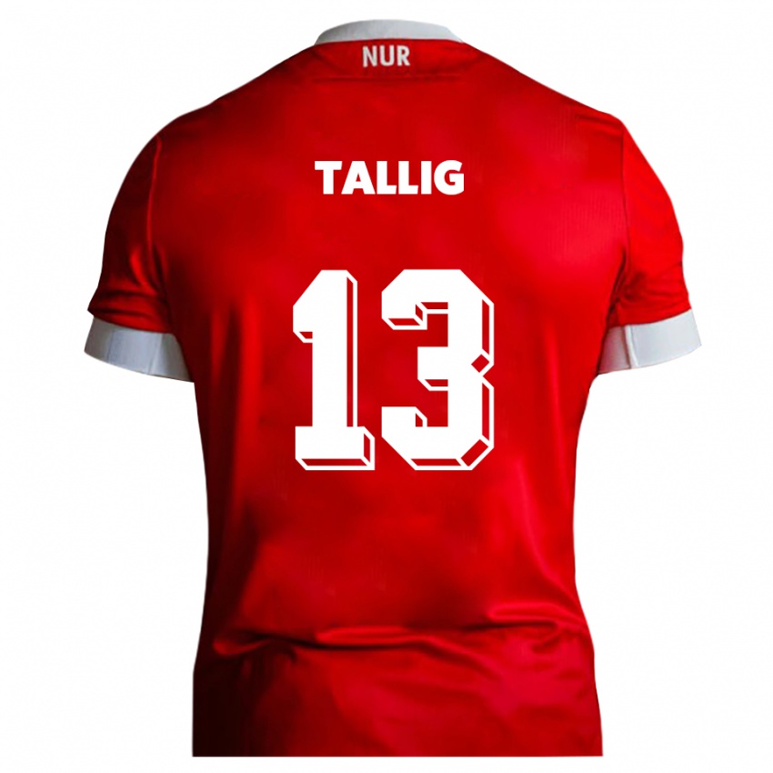 ילדים אריק טאליג #13 אדום לבן ג'רזי ביתית 2025/26 חולצה קצרה