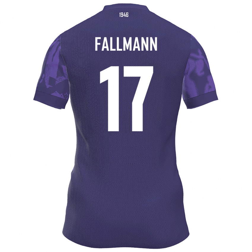 ילדים פסקל פאלמן #17 סגול לבן ג'רזי ביתית 2025/26 חולצה קצרה