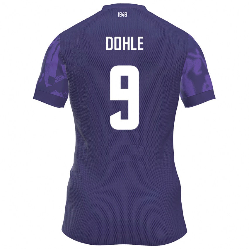 ילדים ליאו דולה #9 סגול לבן ג'רזי ביתית 2025/26 חולצה קצרה