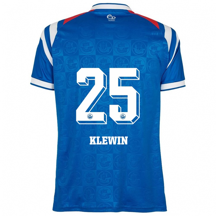 ילדים פיליפ קלווין #25 כחול לבן אדום ג'רזי ביתית 2025/26 חולצה קצרה