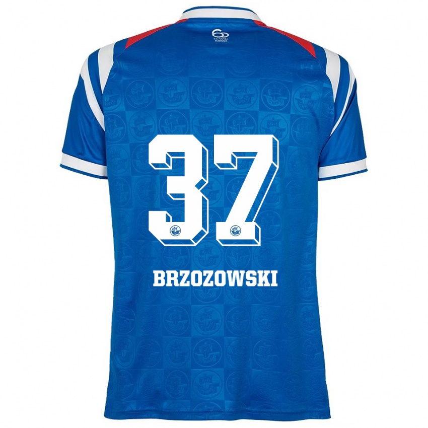 ילדים מילוש בזשאזאווסקי #37 כחול לבן אדום ג'רזי ביתית 2025/26 חולצה קצרה