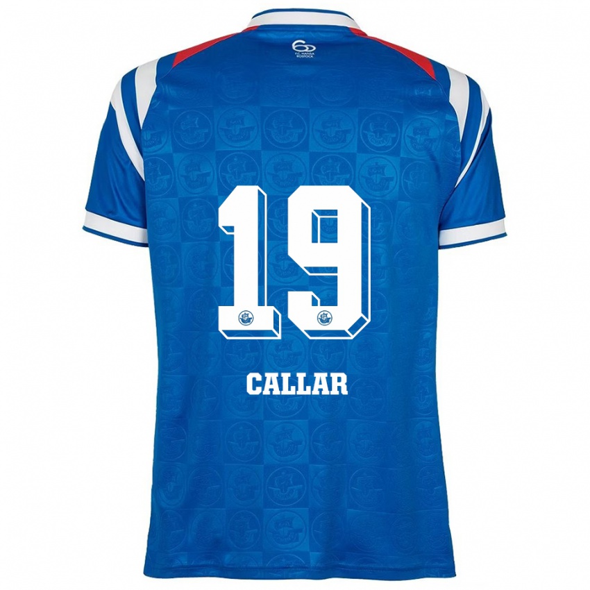ילדים ארדה קאלאר #19 כחול לבן אדום ג'רזי ביתית 2025/26 חולצה קצרה