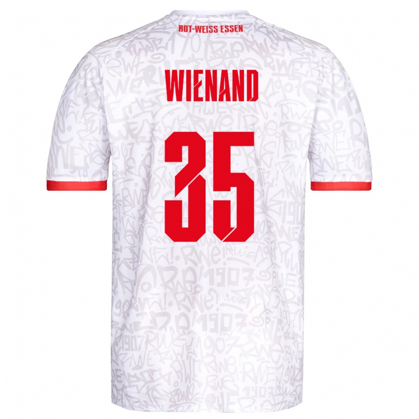 ילדים פליקס ברנד ויננד #35 לבן אדום ג'רזי ביתית 2025/26 חולצה קצרה