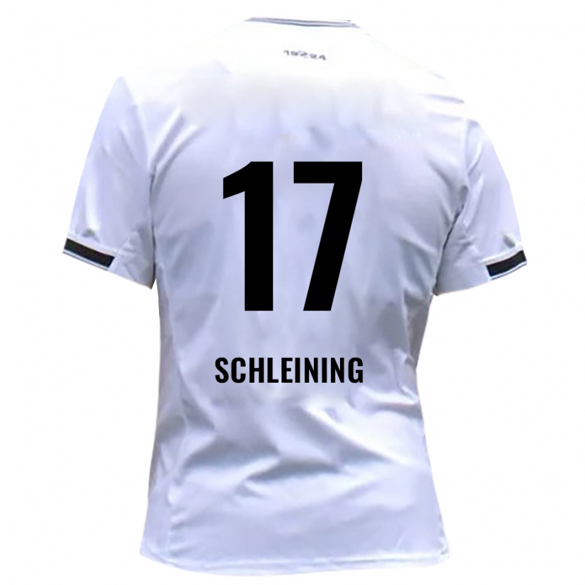 ילדים Marvin Schleining #17 לבן אדום ג'רזי ביתית 2025/26 חולצה קצרה