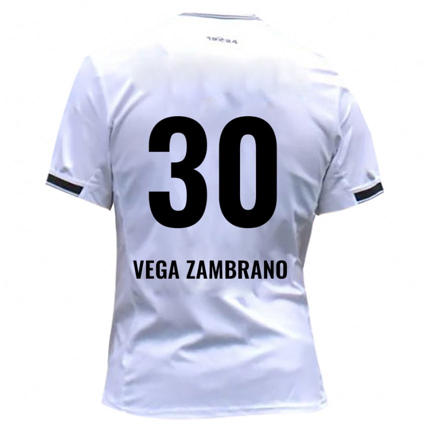 ילדים ליאן וגה זמבראנו #30 לבן אדום ג'רזי ביתית 2025/26 חולצה קצרה