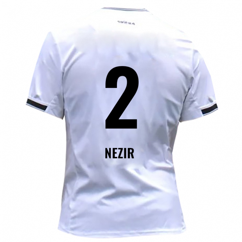 ילדים אדריאן נזיר #2 לבן אדום ג'רזי ביתית 2025/26 חולצה קצרה