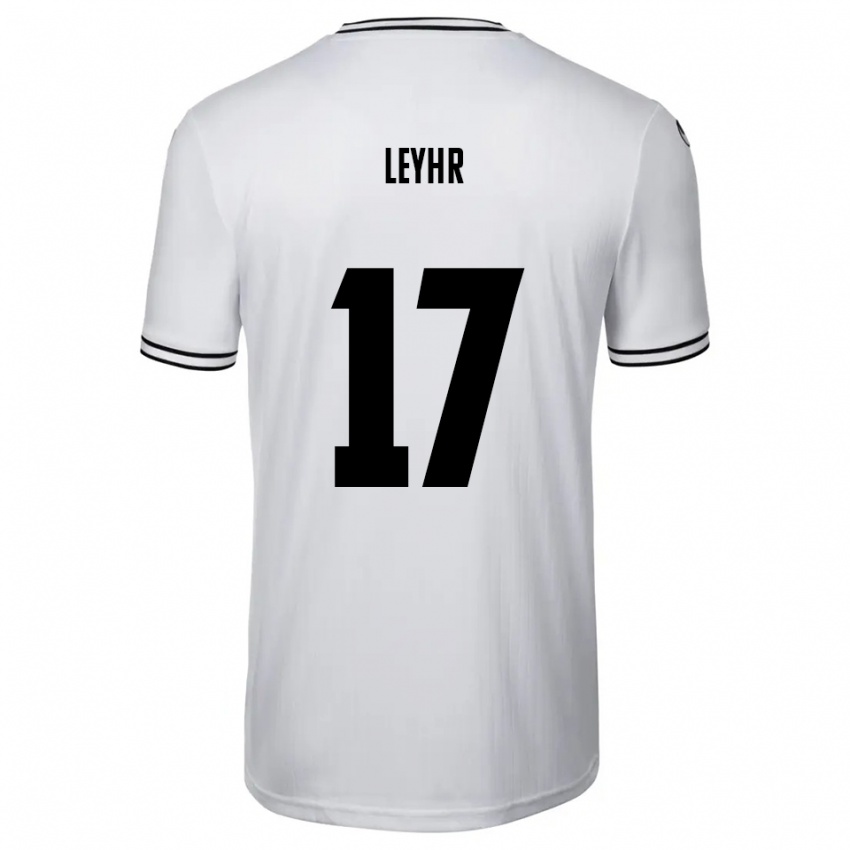 ילדים טוביאס לייר #17 לבן שחור ג'רזי ביתית 2025/26 חולצה קצרה