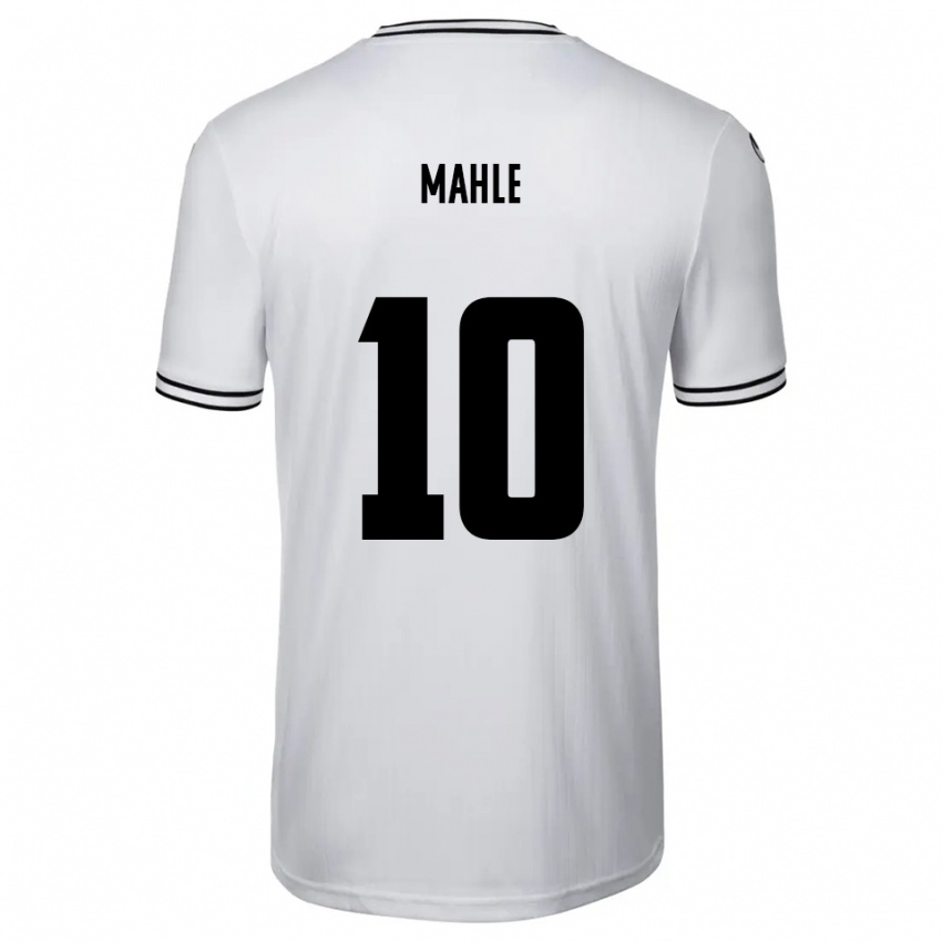 ילדים לינוס מאהלה #10 לבן שחור ג'רזי ביתית 2025/26 חולצה קצרה