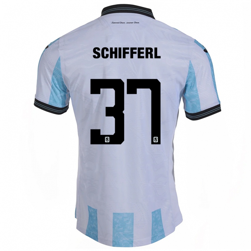 ילדים רפאל שיפרל #37 לבן תכלת ג'רזי ביתית 2025/26 חולצה קצרה