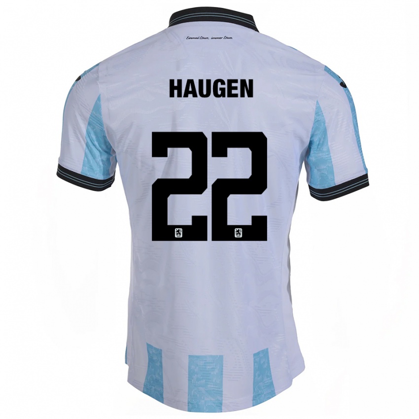 ילדים סיגורד האוסו האוגן #22 לבן תכלת ג'רזי ביתית 2025/26 חולצה קצרה