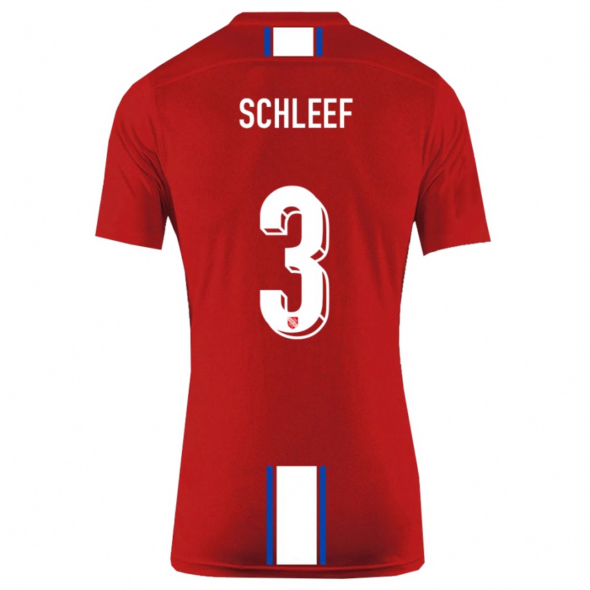 ילדים מרקו שליף #3 אדום לבן ג'רזי ביתית 2025/26 חולצה קצרה